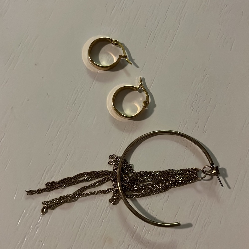 Gold Hoops - Picture 4 of 14